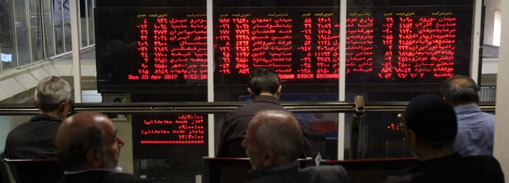 Tehran Stocks on Fire