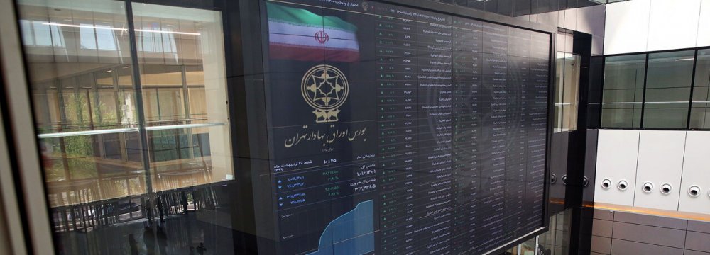 Tehran Stock Trade Mixed 