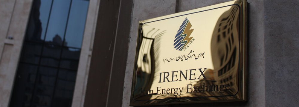 Iran Energy Exchang Deals Top $500 Million 