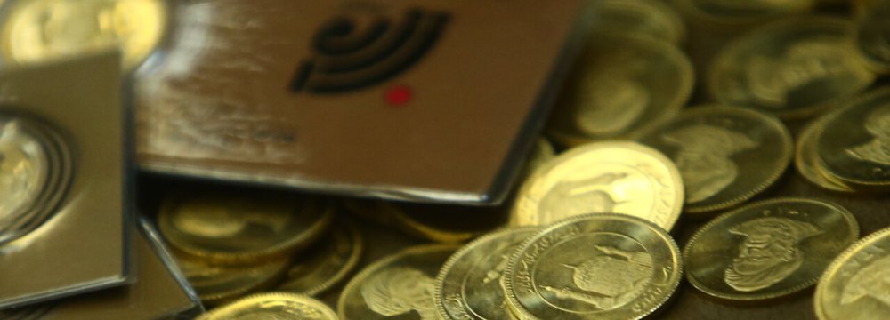 Gold Coin Prices Slide  