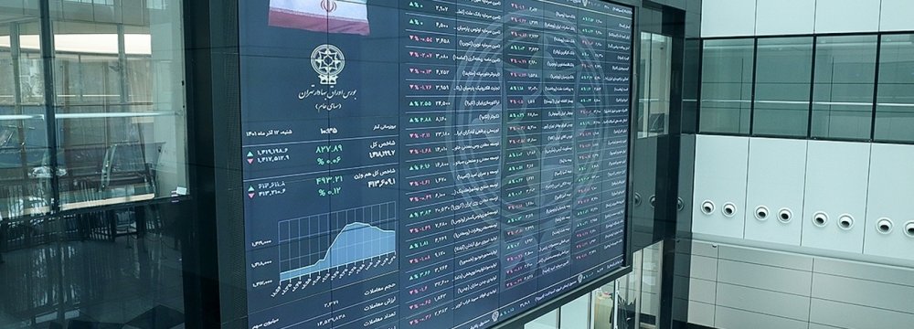 Tehran Stock Exchange Up 1% 