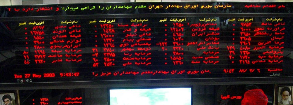 Quarterly Reports Lift Stocks in Tehran 