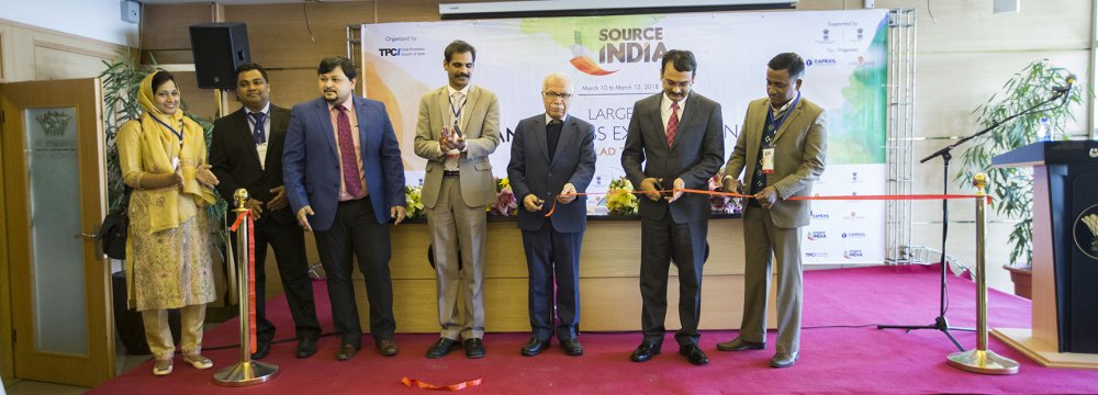 ‘Source India’ opened in Tehran on March 10. (Photo: Peyman Norouzi)