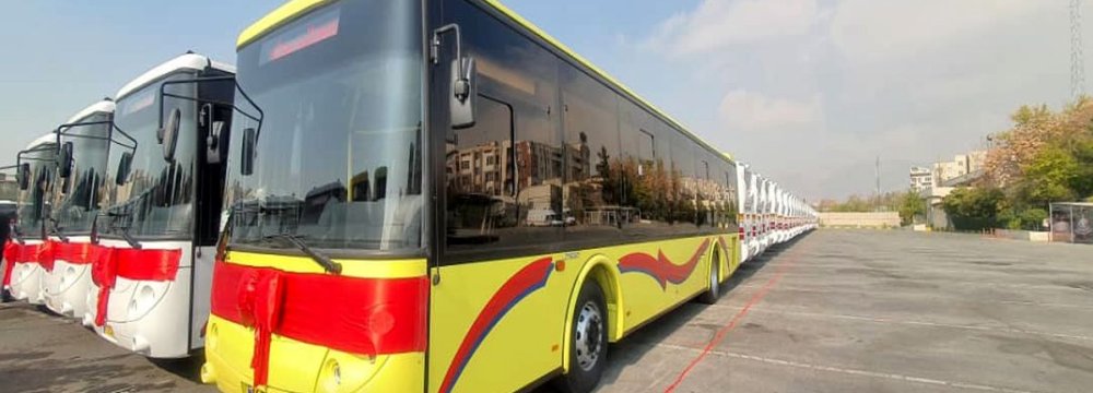 Bus Fleet to Swell in Tehran, 3,000 More to Hit the Roads 
