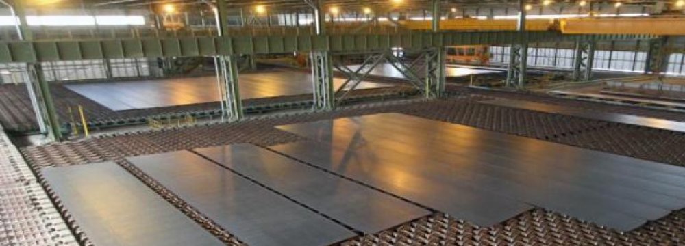 Oxin Steel is Iran’s biggest producer of heavy plates, with a capacity of 1 million tons per year.