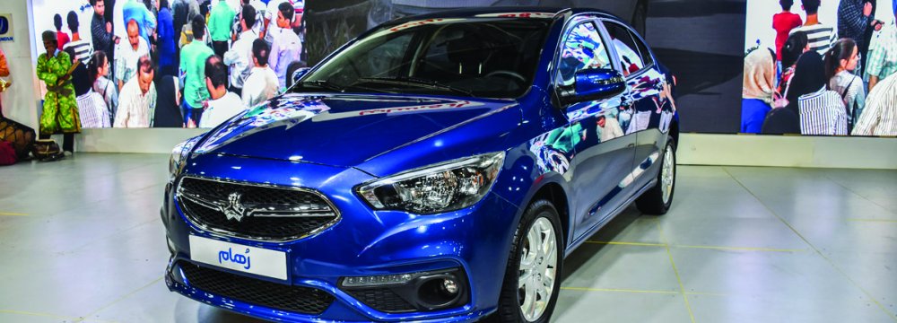 SAIPA Debuts Homegrown  Sedan at Shiraz Auto Show