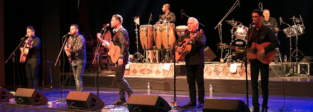 Gipsy Kings Family performing at Tehran’s Vahdat Hall in August of 2016