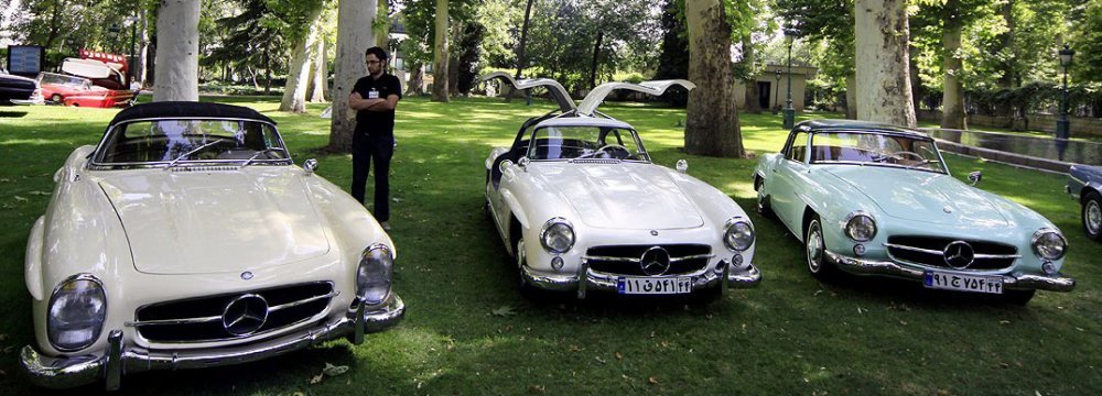 Classic Car Procession in Tehran