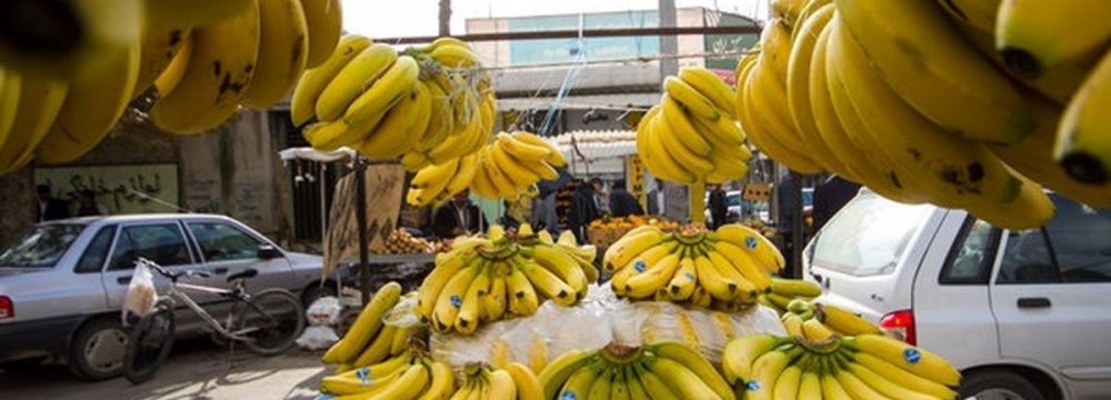 Annual Banana Imports to Iran Top $370m