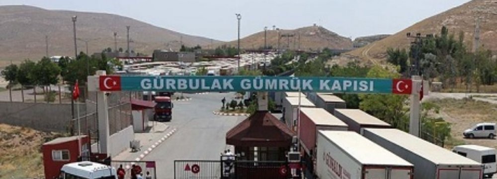 Transit Trucks Stranded at Bazargan Border Terminal