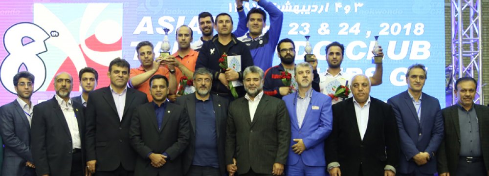 Domestic Clubs Win Top Spots in Fajr Taekwondo Cup