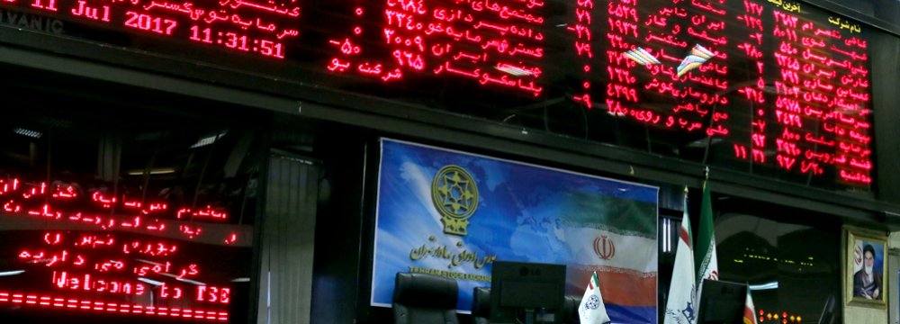 Tehran Stock Exchange Sheds 1,400 Points 