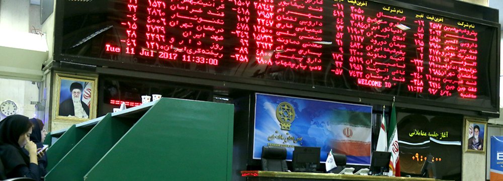 Tehran Stocks Recover Partly 