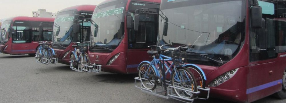 Tehran Municipality Starts Bike-n-Bus Program 