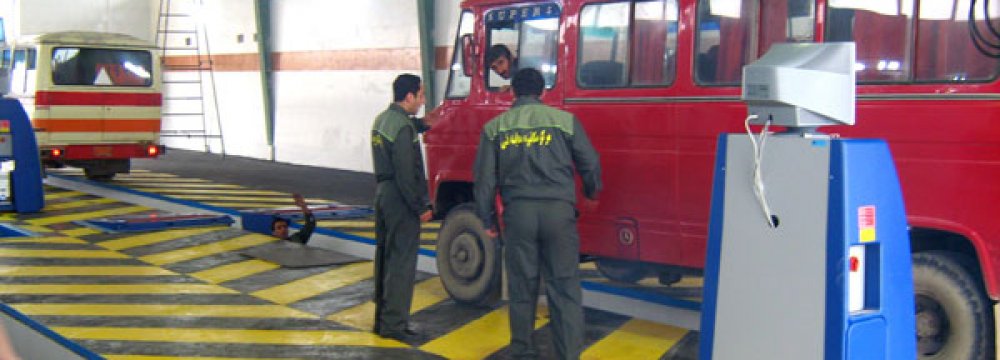 1.4m Auto Technical Inspections in 9 Months in Iran