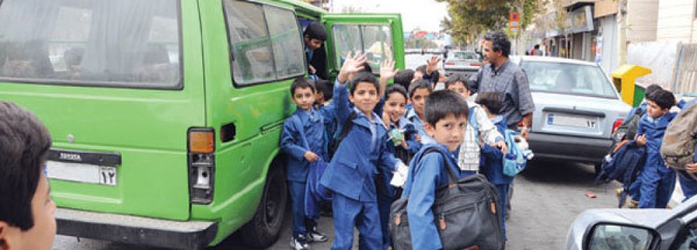 Online Tracking System for School Transport in Iran