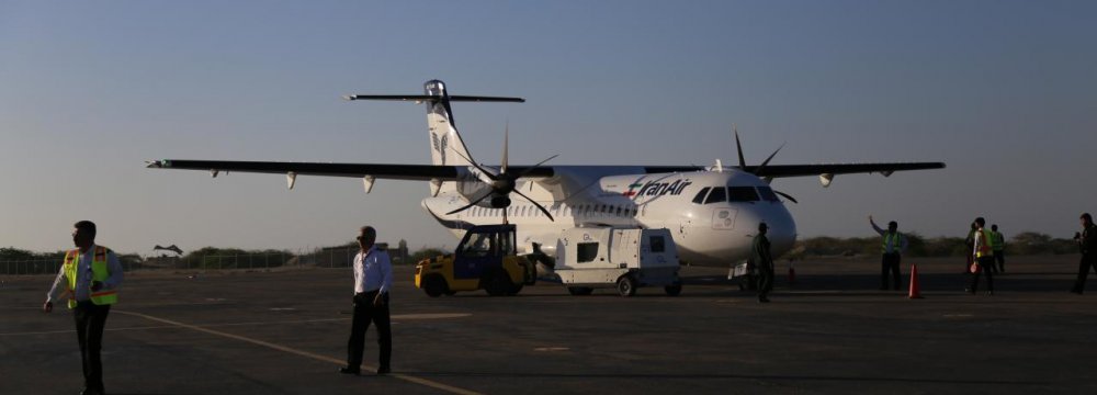 Iran Air&#039;s New ATR Launches Passenger Flights to Jask Port