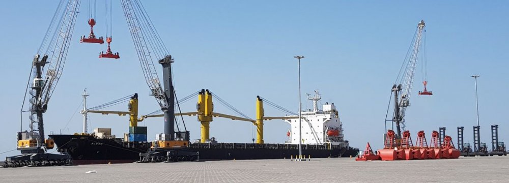 The first phase of Shahid Beheshti Port was inaugurated in Chabahar in December 2017.