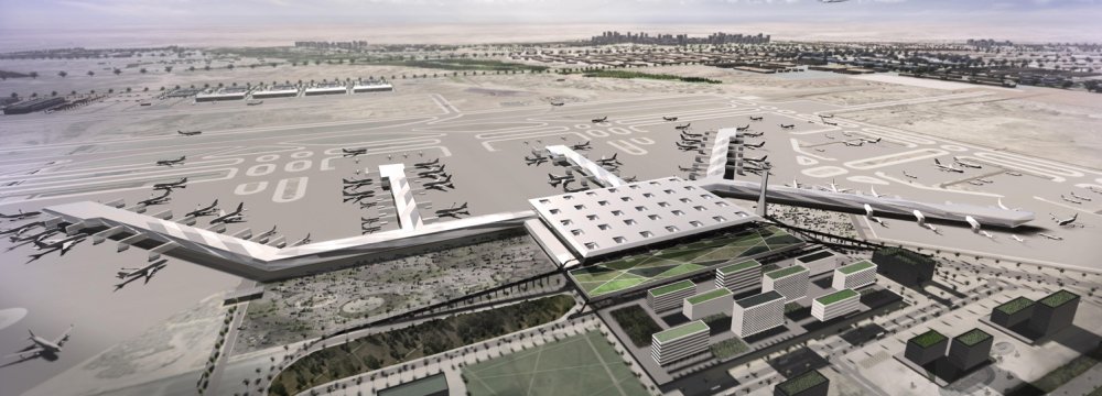 IKAC Focuses on Construction of Iran&#039;s Biggest Airport Terminal
