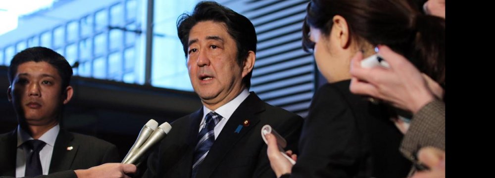 Abe: Japan Will Never Give in to Terrorism