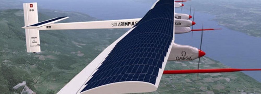 Solar Plane Begins Marathon Pacific Flight