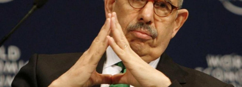 ElBaradei Criticizes West on Nuclear Issue 