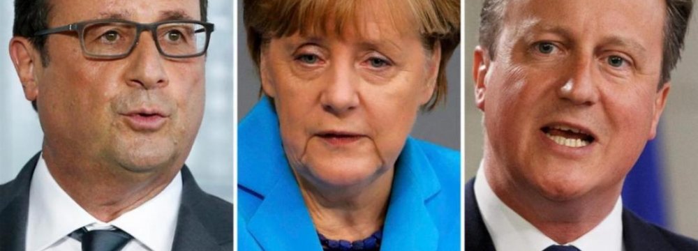 European Leaders Defend Nuclear Pact 