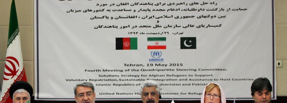 Tehran Meeting on Afghan Refugee Repatriation  