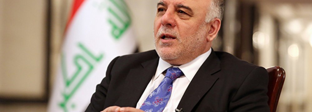 Iraq PM: Tehran, Washington  Moving Toward Agreement