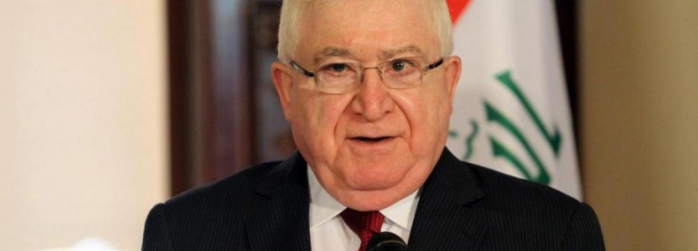 Iraq President to Visit