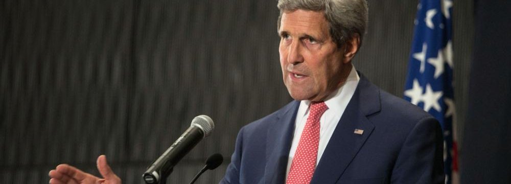 Kerry Acknowledges Tehran Committed to Diplomacy