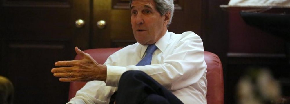 Kerry: Collapse of Diplomacy Would Unravel Sanctions