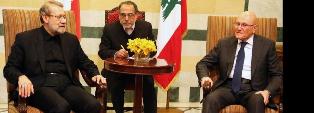 Renewed Backing for  Lebanon’s Political Process 