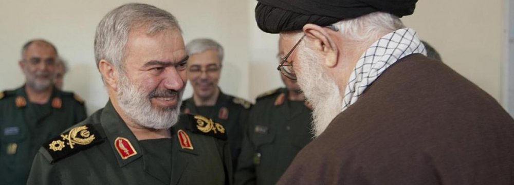 Leader Honors IRGC Commanders