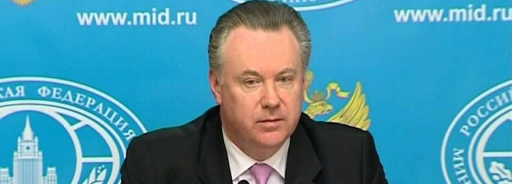 Russia Urges Iran, P5+1 to Expedite Talks   