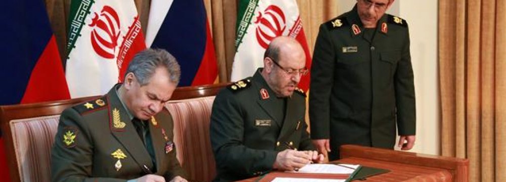 Tehran, Moscow Prioritize Defense Roadmap