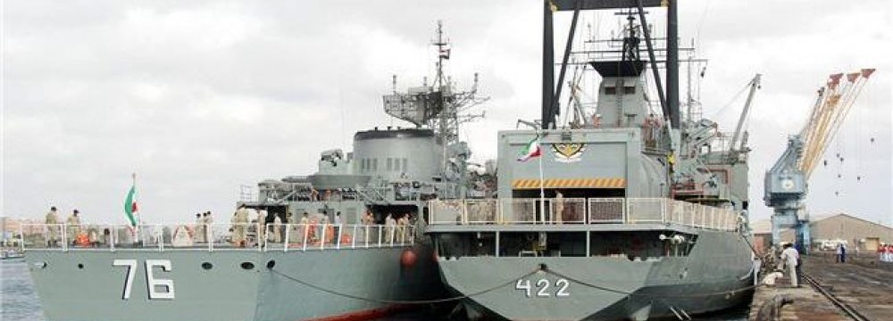 Naval Fleet Sets Sail 
