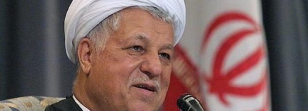 Moderates Meet Rafsanjani 