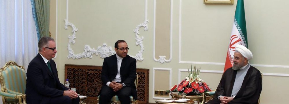 Rouhani Receives New Ambassadors