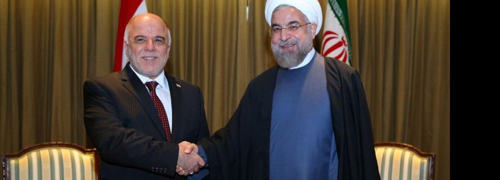 Abadi: Iran-Iraq Ties  Diverse, Defined