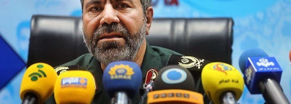 IRGC Denies Firing Rockets Near US Warships