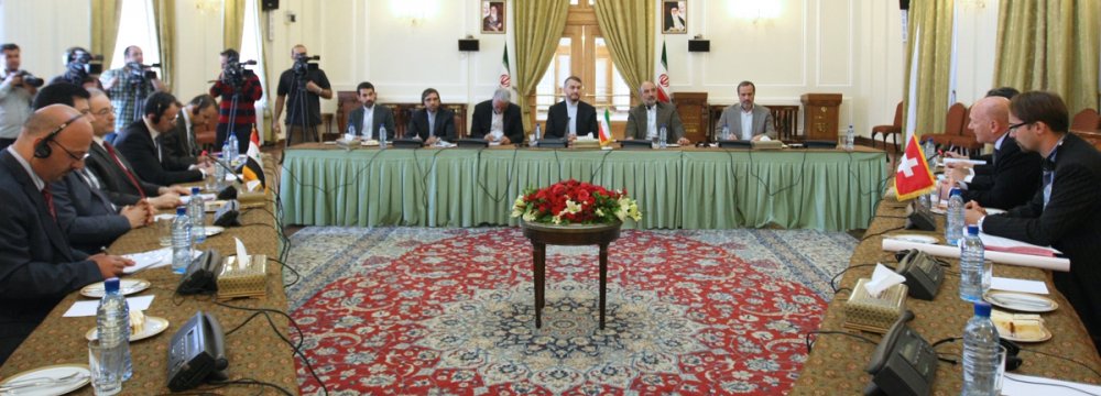 Three-Way Talks on Syria Crisis in Tehran