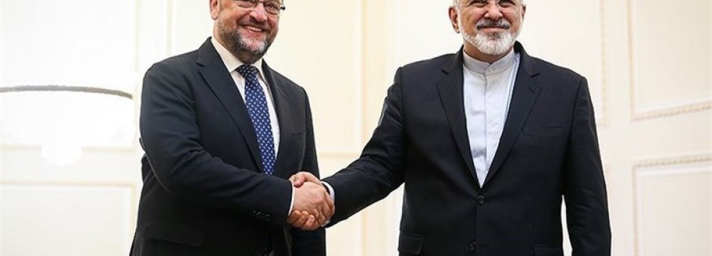 Zarif Meets EP President