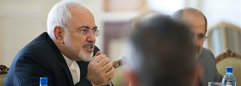 Zarif: Oman’s Regional Role Constructive