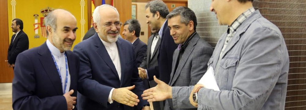 Zarif in Spain to Discuss Mutual Concerns 