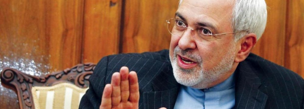 Zarif Recalls Agony of Poison Gas Victims