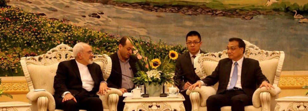 Zarif Meets Bangladesh, China Leaders 