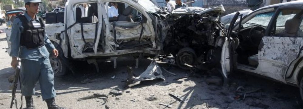 Afghan Forces Battle Gunmen After Blast 