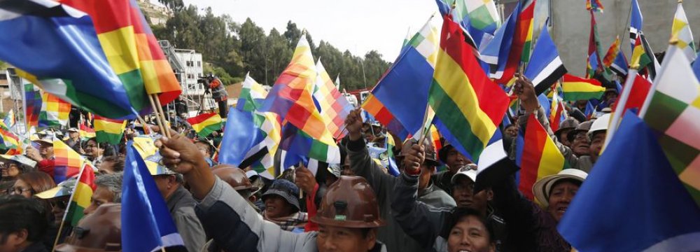 Bolivians Reject Letting Morales Run for 4th Term
