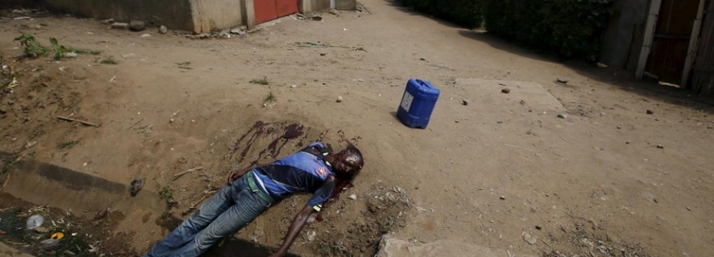 34 Shot Dead  in Burundi